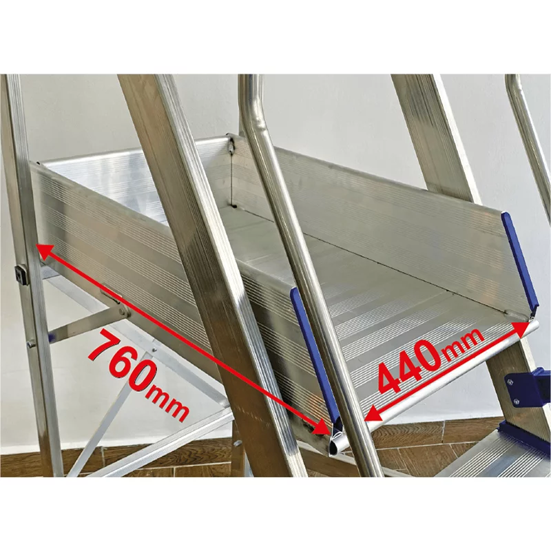 Échelle Plateforme Aluminium FORTEZZA – Image 2