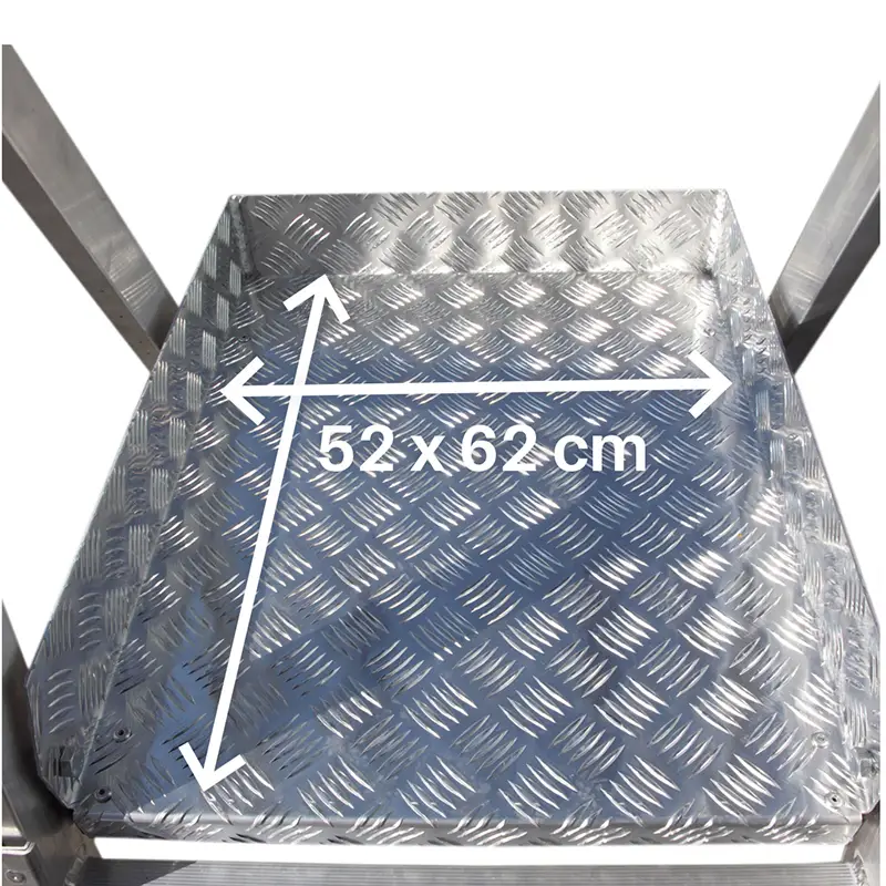 Échelle téléscopique plateforme aluminium PLS - Image 3