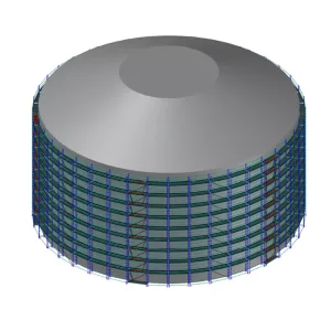 Échafaudage Fixe de Réservoir