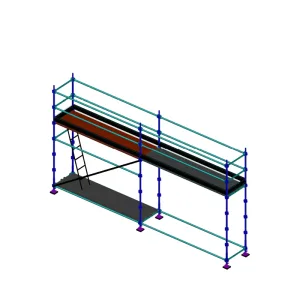 Lot Échafaudage Fixe 28m²