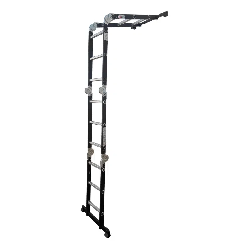 Échelle pliante polyvalente en acier au carbone galvanisé 4 plans – Image 7