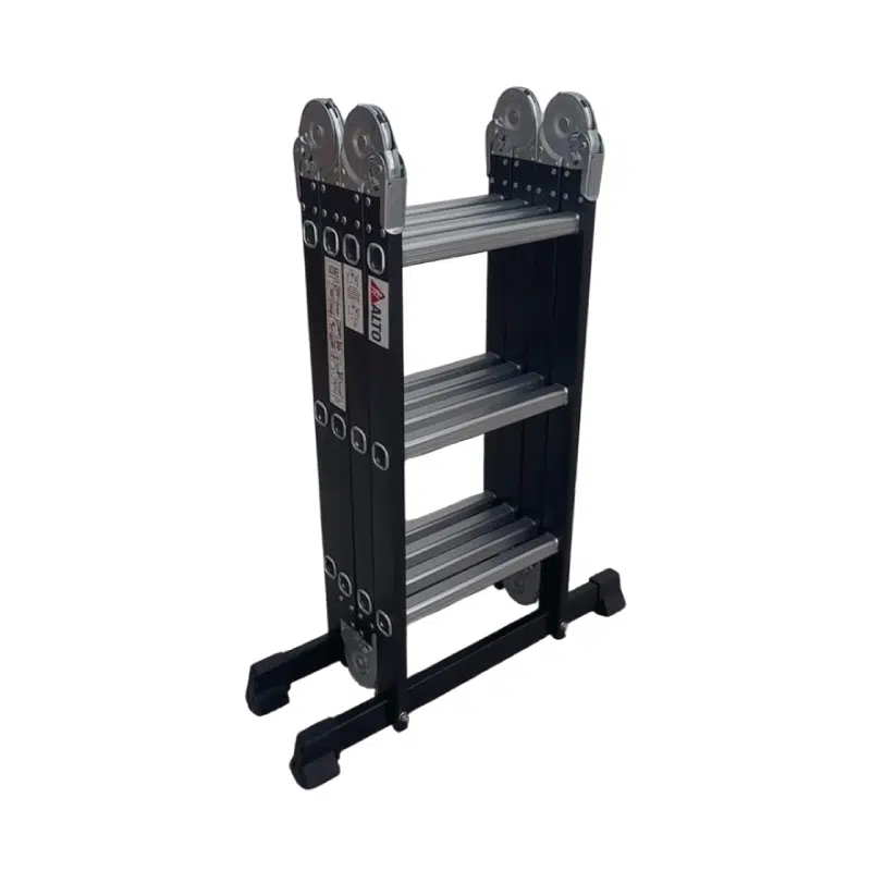 Échelle pliante polyvalente en acier au carbone galvanisé 4 plans – Image 8